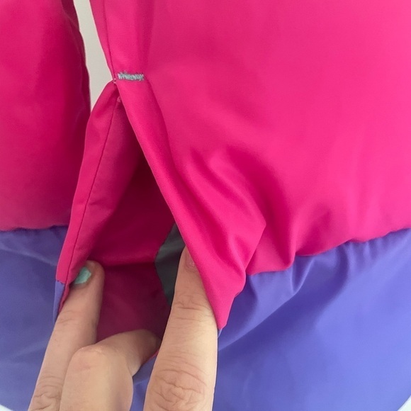 Girls cat & Jack XL colorblock thick winter jacket 14-16 warm excellent - Picture 4 of 8